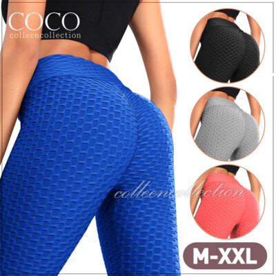 Women High Waist TikTok Bubble Leggings 