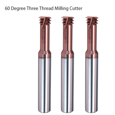 Thread Milling Cutter CNC Carbide Three Teeth Metric M5 M10 M12 M16 for Steel