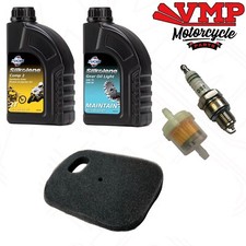Yamaha PW50 PY50 Service Kit Engine Gear Oil Spark Plug Fuel Air Filter Foam