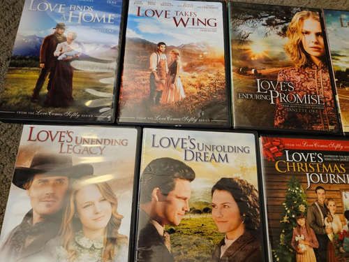 Janette Oke 9 DVD Lot Love's Promise Journey Wing Dream Christmas Courage Legacy - Picture 2 of 6
