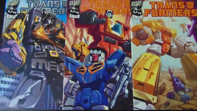 DW TRANSFORMERS Generation 1 (2002) #1 3RD PRINT + 5 & 6 VARIANT LOT