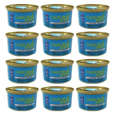 12 Laguna Breeze Scent by California Scents   Spillproof Organic Can