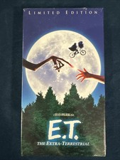 E.T. The Extra-Terrestrial Sealed VHS 2002 20th Anniversary Limited Edition CVS