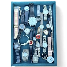Vintage & Modern Watch Lot for Parts or Repair 25pc Mixed Brands Assorted