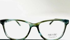 New Nicole by Nicole Miller NM-32 Col.60 Green Eyeglasses 51/15/140