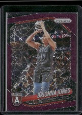 2025 Panini Prizm WNBA #107 Brionna Jones Purple Velocity Prizms #/59