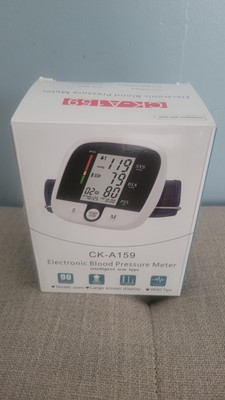 CK-A159 Electronic Blood Pressure Monitor Arm Type   Large Screen Display, 90...