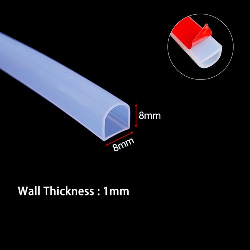 Adhesive D-Shaped Seal Strip - for Cabinet/Door Soundproofing | Silicone - Picture 76 of 89