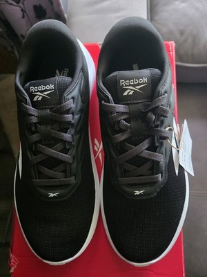 Reebok Lite 5 Black/White Lace Up Low Top Mesh Running Jogging Sneakers