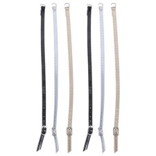 3 Pairs Detachable High Heel Shoe Straps Adjustable Ankle Straps With Buckle