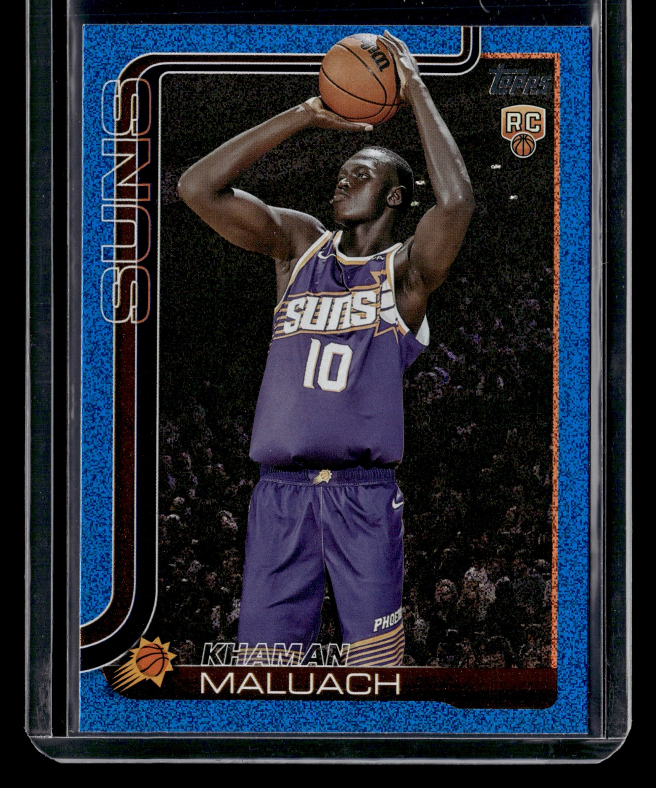 2025-26 Topps #210 Khaman Maluach Sandglitter Blue SSP