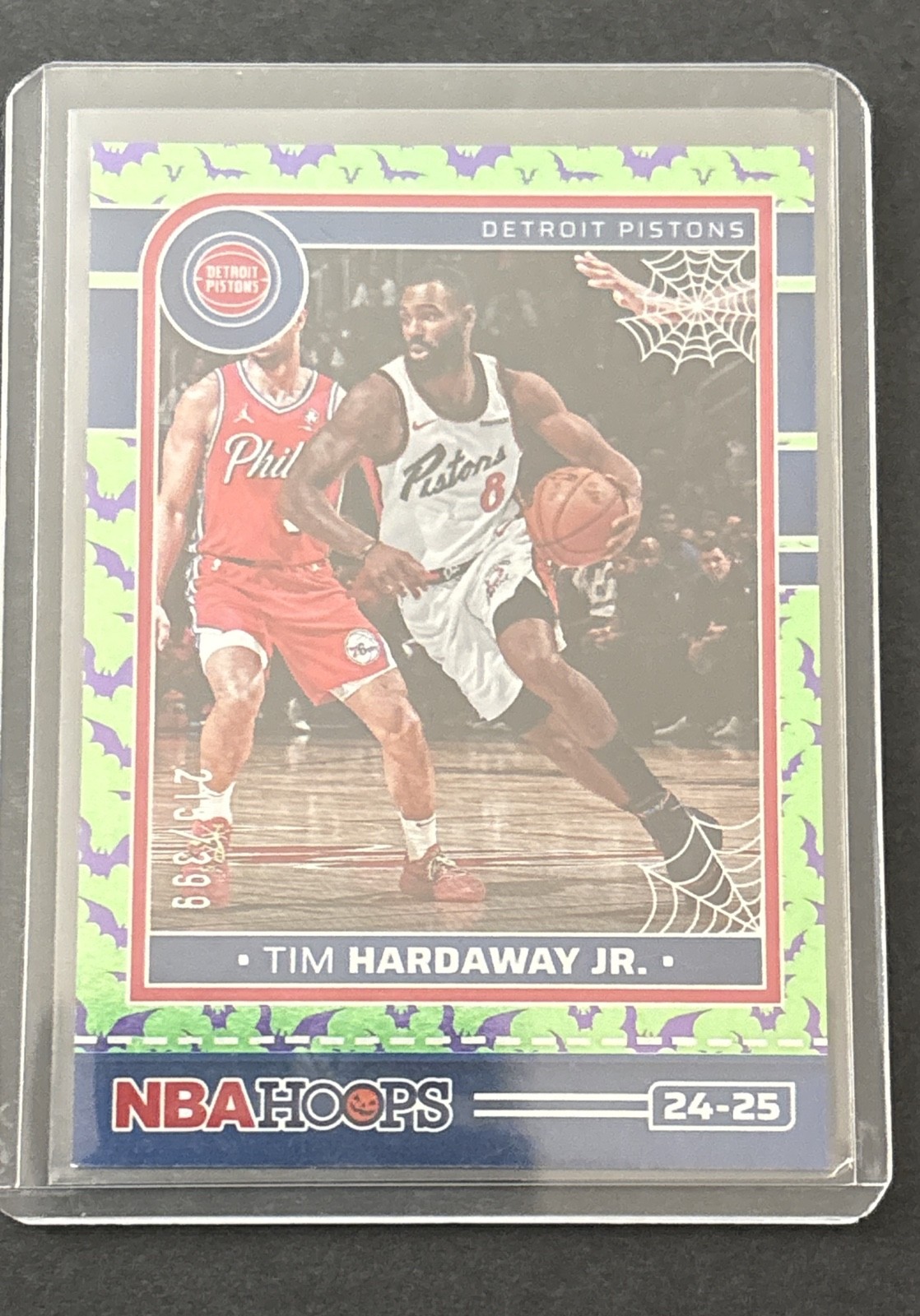 24-25 Panini Haunted Hoop -Tim Hardaway Jr., Tim Hardaway Jr. #68 Holo Bats /399