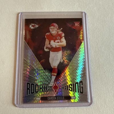 CARSON STEELE 2024 PHOENIX ROOKIE RISING FOOTBALL WAVE CHIEFS RC Q3126