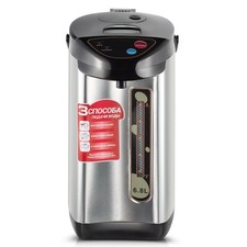 6.8L Hot Water Dispenser 304 Stainless Steel 3 Temp Setting Auto Shut Thermo Pot