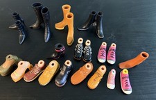 Bratz Doll Shoe Lot Of 6 Pr and 11 Singles: Sneakers, Heels, Boots, Platform