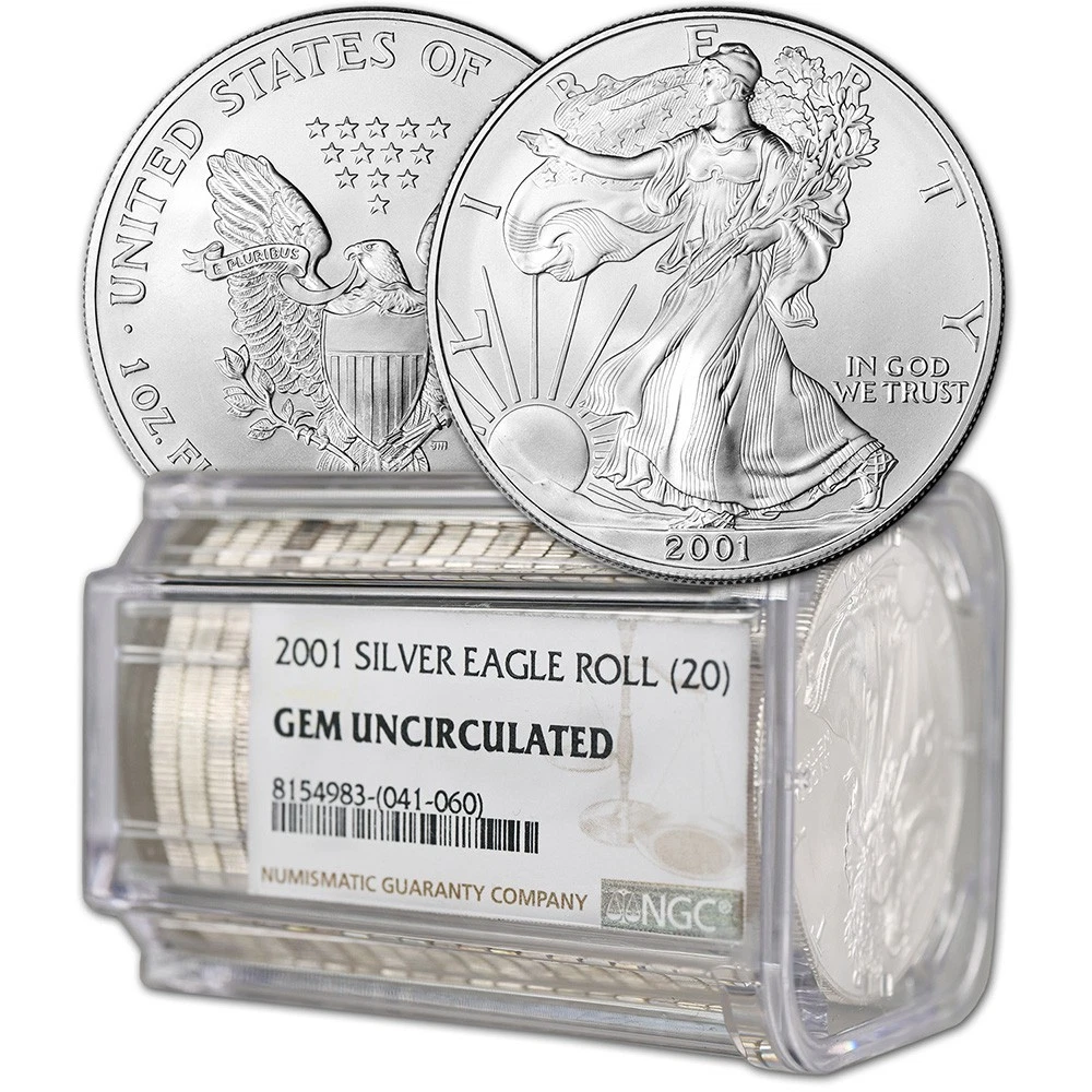 American Eagle 2001 U.S. Mint Silver Bullion Coins for sale | eBay