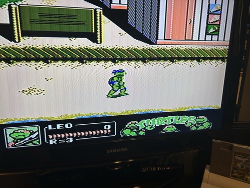 Teenage Mutant Ninja Turtles III The Manhattan Project NINTENDO NES Tmnt Damage - Picture 5 of 7
