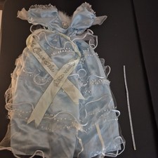 Vintage Doll Dress Miss Quince Anos 20" Blue Prom