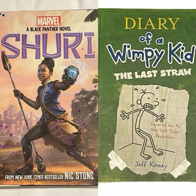 2 Books! Shuri: A Black Panther Novel & Diary of a Wimpy Kid: The Last Straw