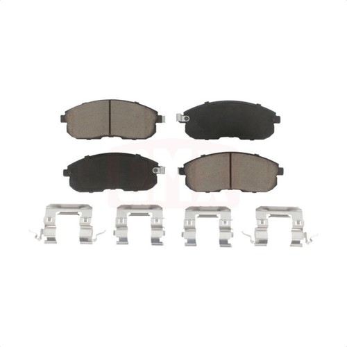 Front Rear Ceramic Brake Pads And Drum Shoes Kit For Nissan Versa Sentra Cube - Picture 8 of 11