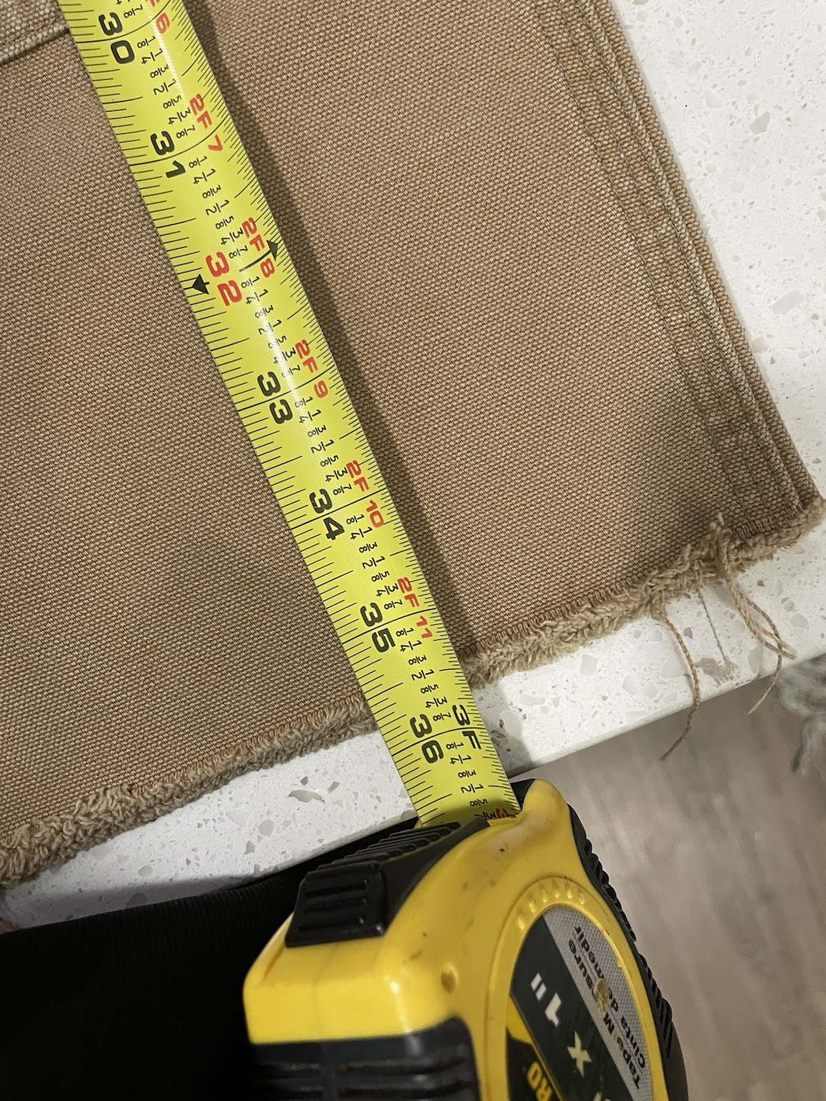 Vintage 80s Carhartt Double Knee USA Made Tan Carpenter Pants Scovill Zip 32x28 thumbnail 8