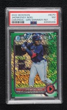 2022 Bowman Green Shimmer Refractor /99 Jhonkensy Noel #BCP-2 PSA 7 10h2