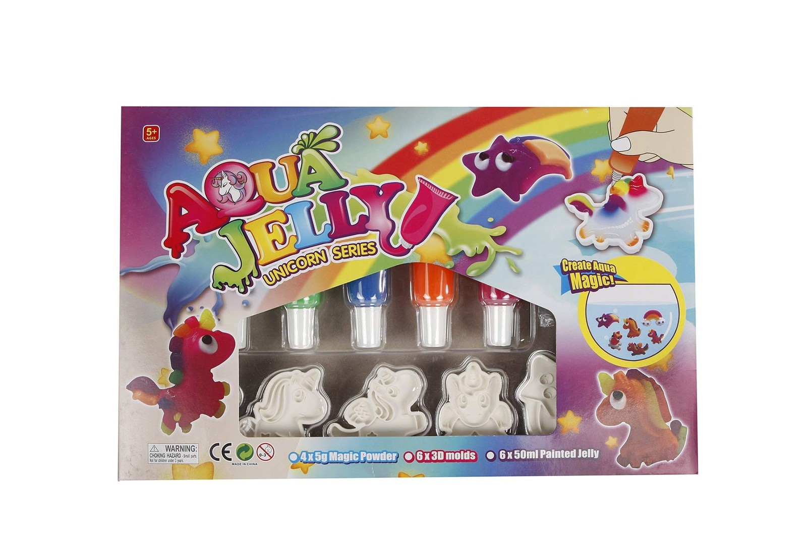 Набор для поделок Kids Globe Unicorn 3D Фигурки из аквагеля 3D фигурки создай сам 5901 5090₽