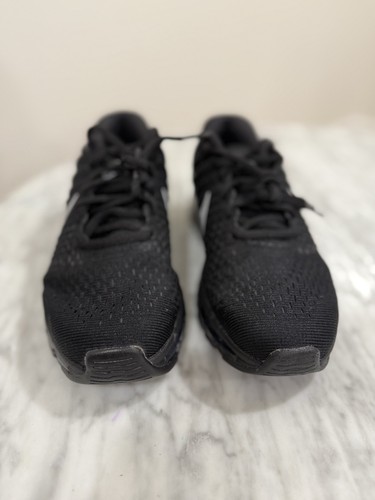 NEW! Nike Air Max 2017 Men's Size 6 Women's Size 7.5 Black White 849559-001 - Picture 2 of 5