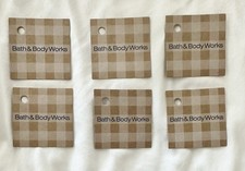 Bath & Body Works Gift Tags (Brown) - 6 Piece...