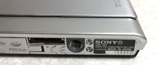 Sony Cyber Shot DSC-T90 12.1MP 4x Compact Digital Camera Silver F/S From Japan - Picture 8 of 8