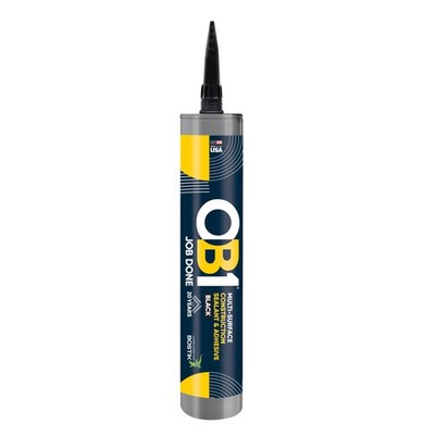OB1 Universal Caulk Sealant & Adhesive Black 10.1oz | 10.1oz, 