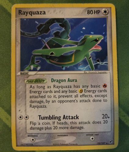 Rayquaza 22/107 Deoxys Pokemon HP