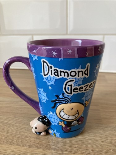Kaugummi "Diamond Geezer" Tasse - Blau Lila - 2002 Sammlerstück Vintage - Neu