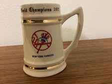 New York Yankees 1977 World Champions large ceramic mug, perfect condition