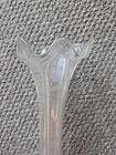 Fenton Clear Glass Columns Swung Vase 11 Inches Tall Vintage  — photo 3