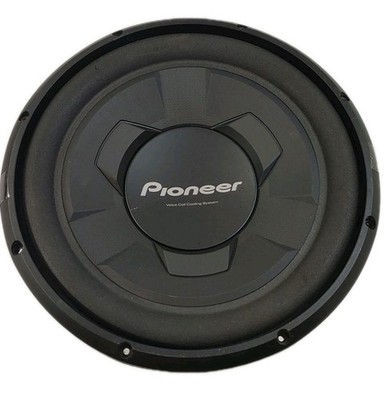 Pioneer TSW126M 12 inch 1300W Car Audio Subwoofer 4 ohm SVC W/ Trim Ring CLEAN