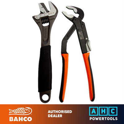 Bahco 9873 Verstell- & Gleitgelenk-Zangen-Set, 2 Stück