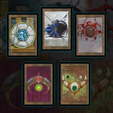 MTG Arena Secret Lair Code - Dan Frazier: The Allied Talismans Sleeves