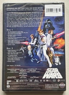 ✓ STAR WARS A New Hope IV DVD 2006 2 Disc Set Original Theatrical