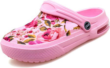 Women'S Garden Clogs Shoes Casual Slipper Beach Sandals Anti-Slip Pool Water Sho