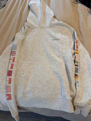 Stampd Light Gray Sushi Club Hoodie Limited Edition by Nobu Sold Out M