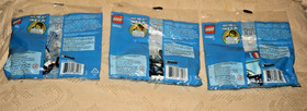 LEGO City (3) 30222 Helicopter Mini-figure Polybags - 33 pieces each