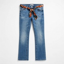 Pilcro Anthropologie High-rise Slim Utility blue Denim Jeans size 27 