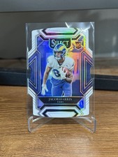 2021 Panini Select - Club Level Jacob Harris #280 White Prizm Die-Cut  /99 (RC)