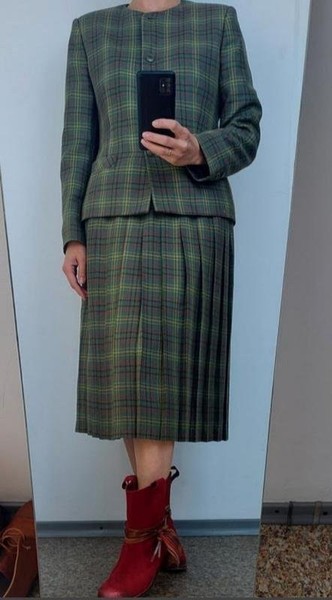 Women Heritage Suit Multicolor Wool 40 / L / 48