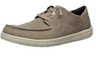 Skechers Melson Canvas Slip On Memory Foam Shoes Mens Size 8 Skechers Melson Canvas Slip On Memory Foam Shoes Mens Size 8  main image 3