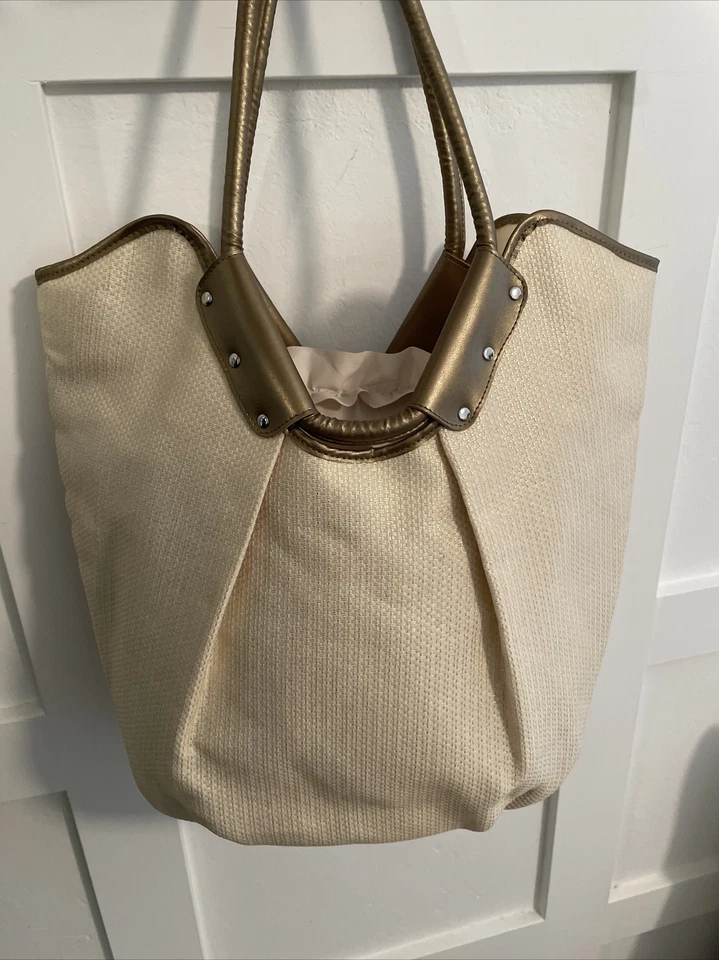 Bolso de hombro Wacoal beige dorado mediano/LG para mujer Foto 4 de 4