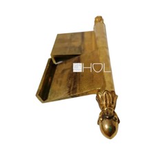 Messing Fitschenband antik Tür Lappenband alt rechts