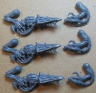 Xenos Tyranids - Tyranid Warriors Fleshborers - Kitbash Bits Warhammer 40K