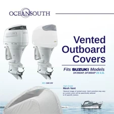 Oceansouth Outboard Motor Vented Cover for Suzuki DF250AP, DF300AP V6 4.0L